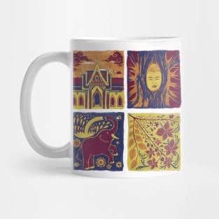 Thailand Tile Arts Mug